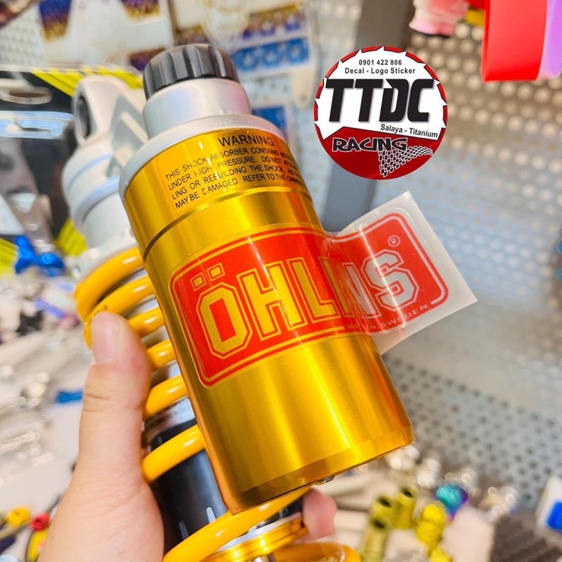 Phuộc Ohlins 1:1 gắn xe Vario Scoopy Vision Ab tặng kèm núm cnc tăng chỉnh thật ☺️✌