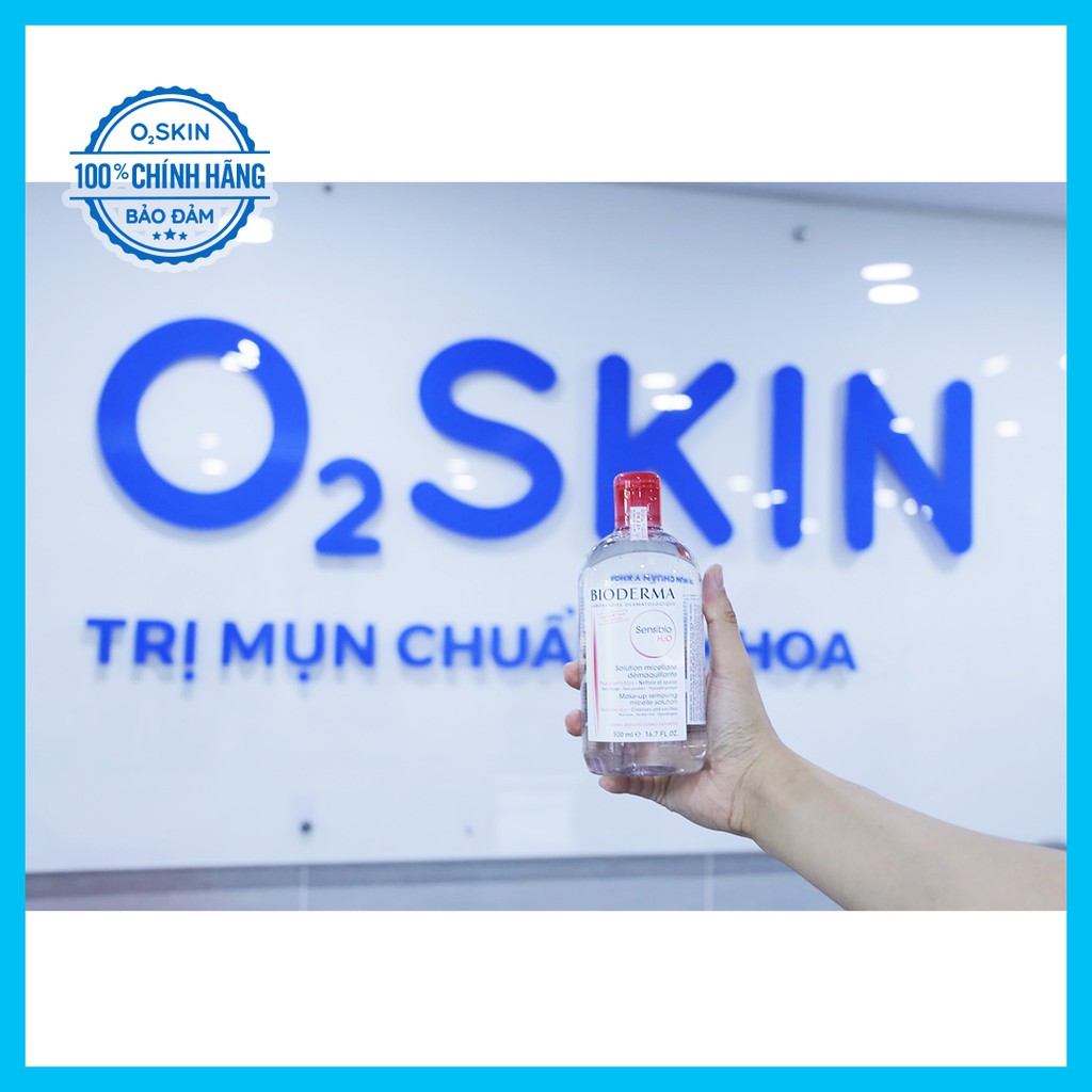Nước Tẩy Trang Cho Da Nhờn, Nhạy Cảm Bioderma Sensibio H2O 100ml ~ 500ml Cam Kết Chính Hãng