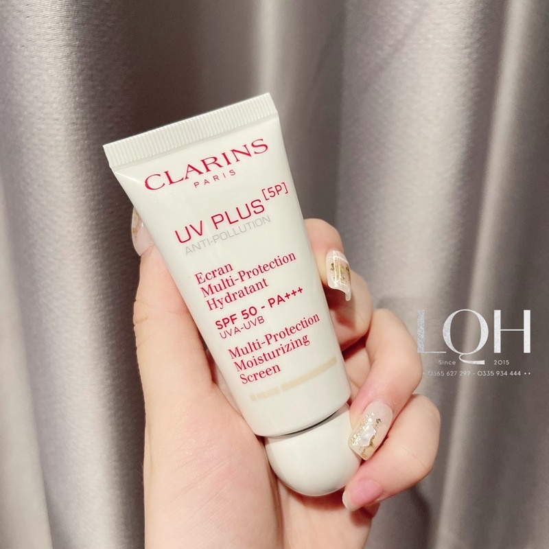 Kem chống nắng Clarins UV Plus 5P mẫu mới màu Beige 30ml