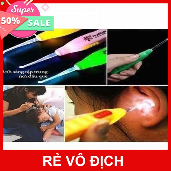 [Hot]-DỤNG CỤ LẤY RÁY TAI CÓ ĐÈN