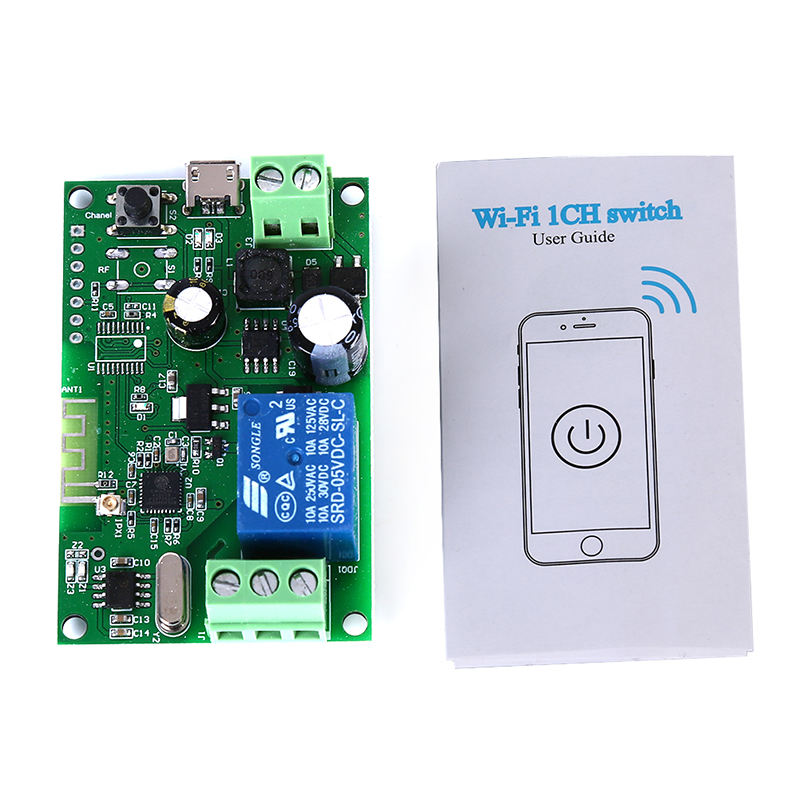 Mô đun công tắc WiFi không dây SONOFF điều khiển ứng dụng thông minh DC 5V-32V tự khóa