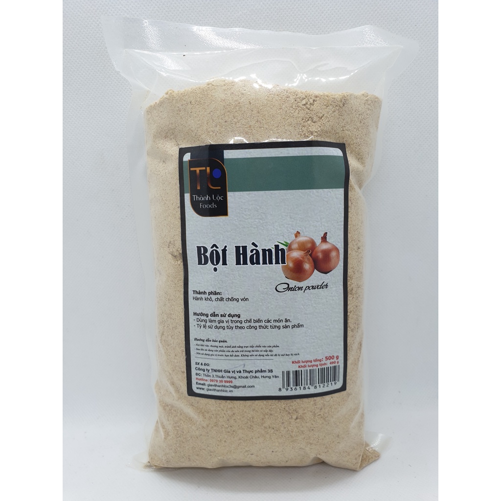 Bột hành nguyên chất gói 500g