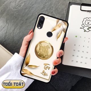 Ốp lưng kính 3D 12 con giáp - Xiaomi Redmi Note 7/ Note 7 Pro