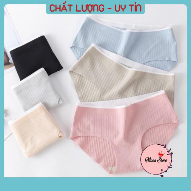 Quần Lót Cotton Gân Tăm Không Đường May Siêu Kháng Khuẩn, Khử Mùi 86019