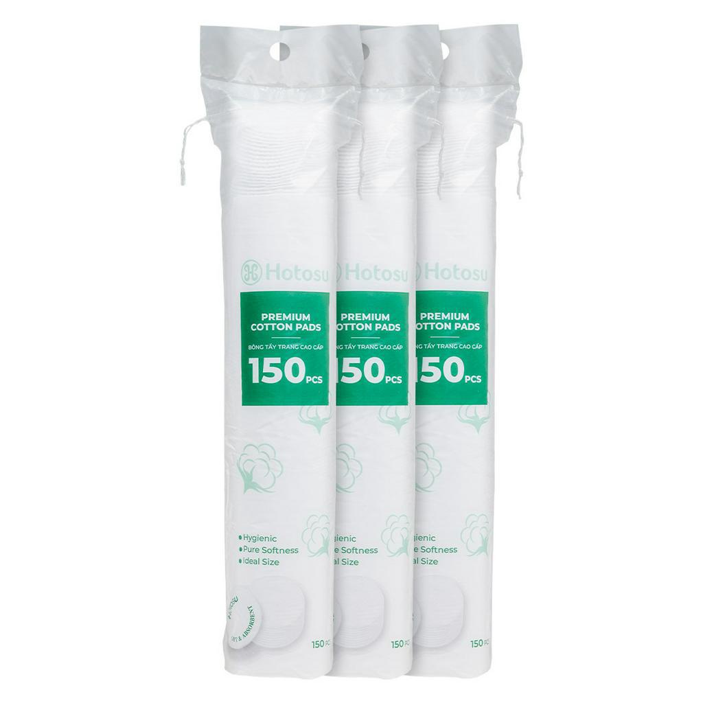 Bông Tẩy Trang Hotosu Cao Cấp 150 Miếng Hasaki Sản Phẩm Chính Hãng