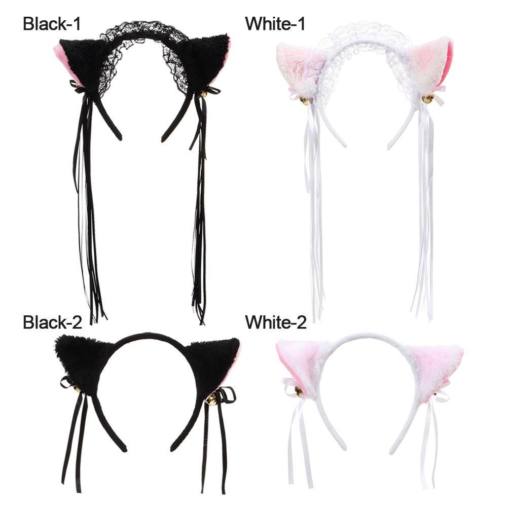 Băng Đô Cài Tóc Hình Tai Mèo Bằng Lông Nhung Dễ Thương Xinh Xắn