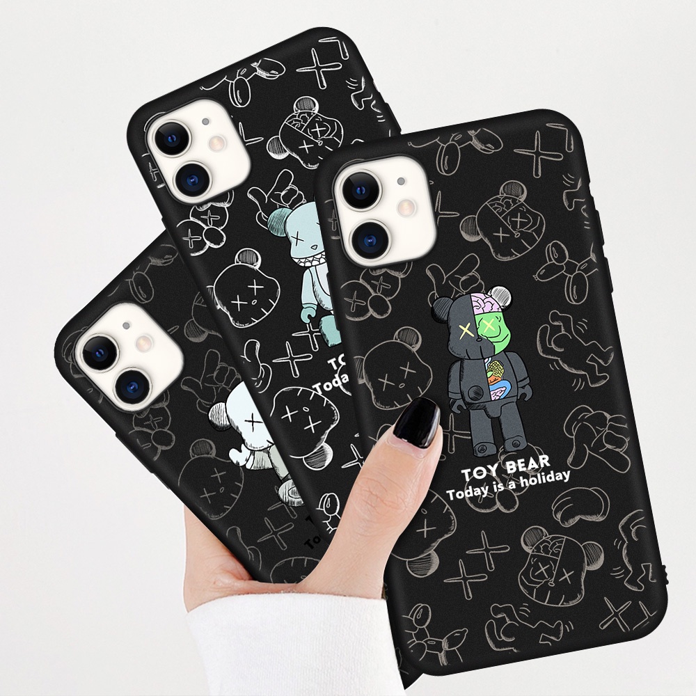 Ốp Điện Thoại TPU Nhám Màu Đen Cho VIVO Y11 Y12 VIVO Y15 Y17 Y3 V20 SE V7 V3PLUS MAX U10 M062