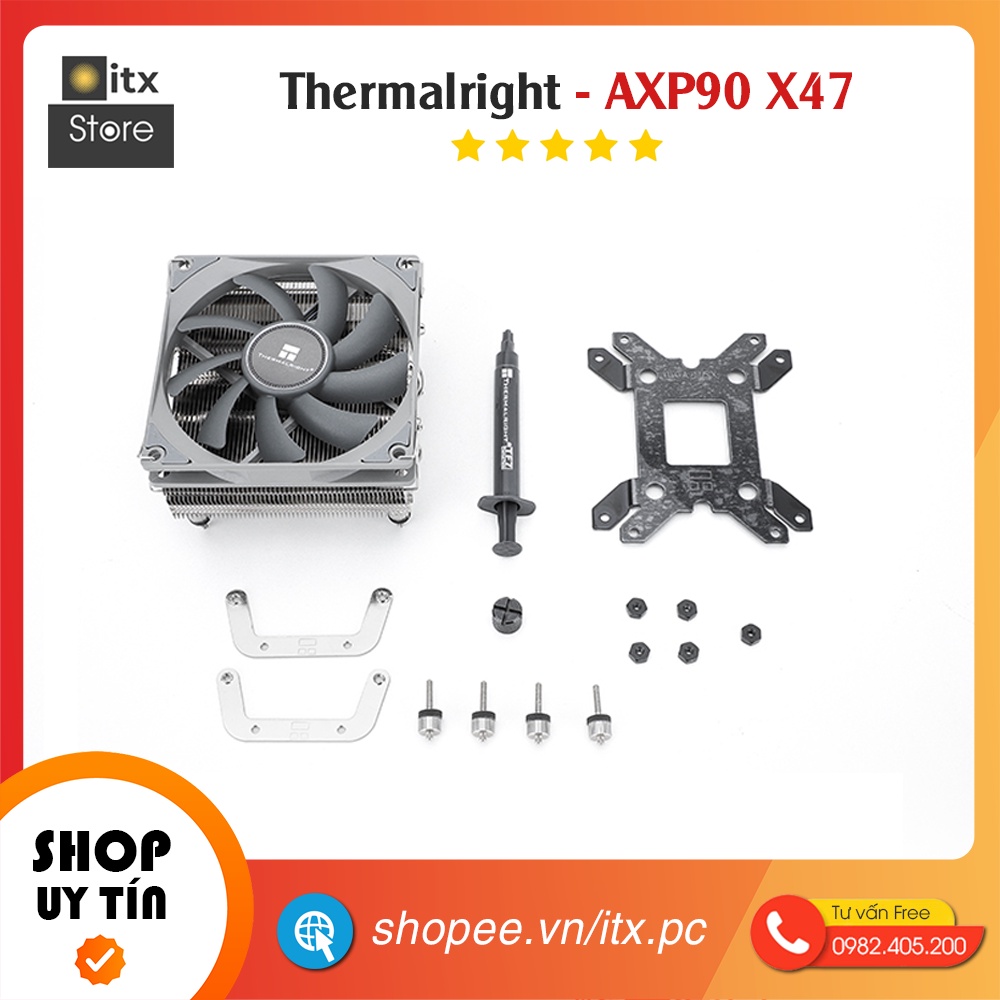 - NÂNG CẤP 2021 - Tản nhiệt CPU Thermalright AXP90 - X47 cho máy tính iTX/HTPC