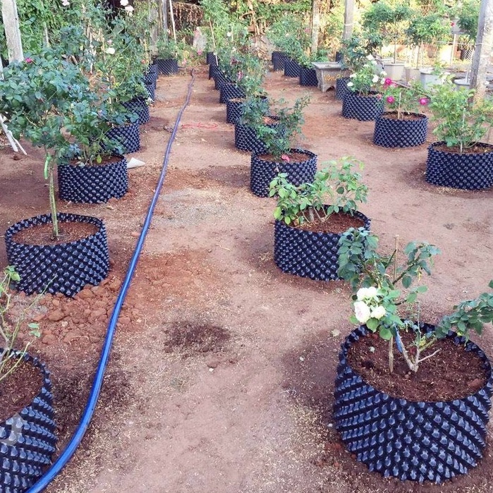 Bầu Ươm cây V6 cao 30cm, 40cm, 50cm VietGrow (có sẵn ốc vít), (Hàng chuẩn, Loại tốt)