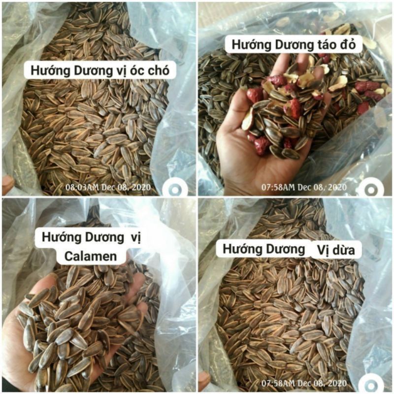 (Giá sỉ) 1kg Hạt Hướng Dương Vị Siêu Ngon Hạt To Chắc Mẩy Thơm Ngon - Đồ ăn vặt Bích Ngân