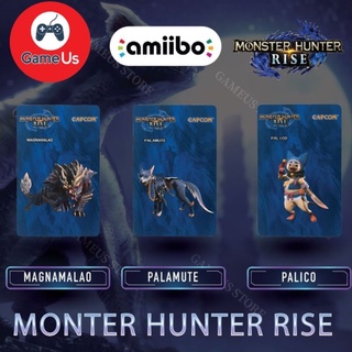 Set 3 Thẻ Amiibo NFC Game Monster Hunter Rise Nintendo Switch
