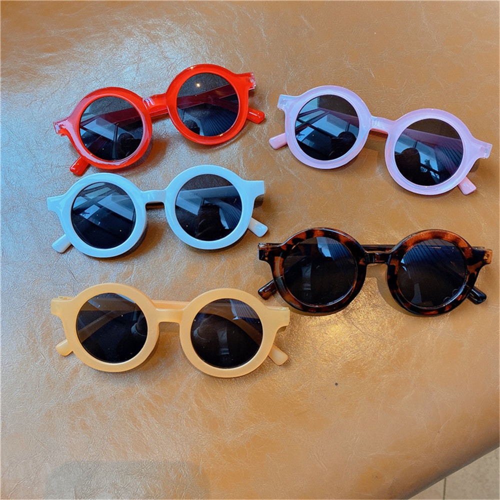 Kính Mát Gọng Tròn Phong Cách Retro Thời Trang Cho Bé