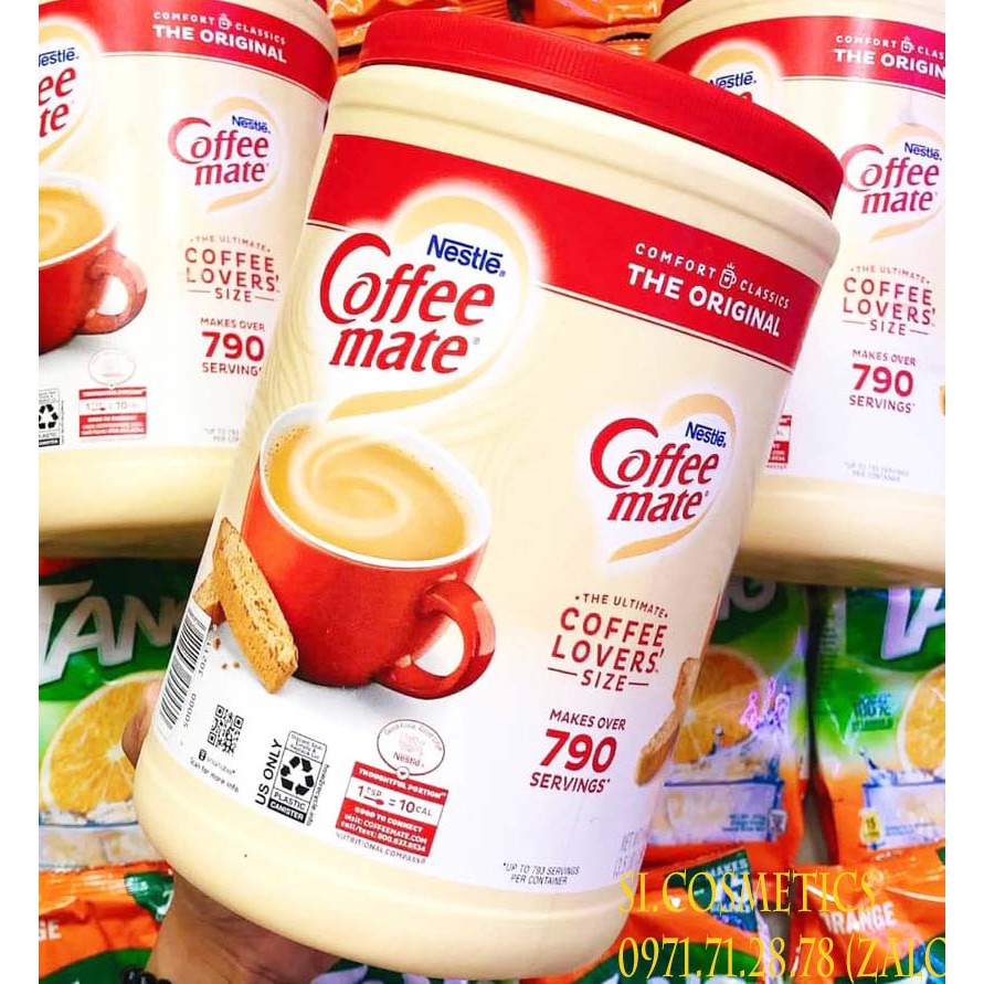 BỘT KEM PHA CÀ PHÊ NESTLE COFFEE MATE ORIGINAL 1.5KG MỸ