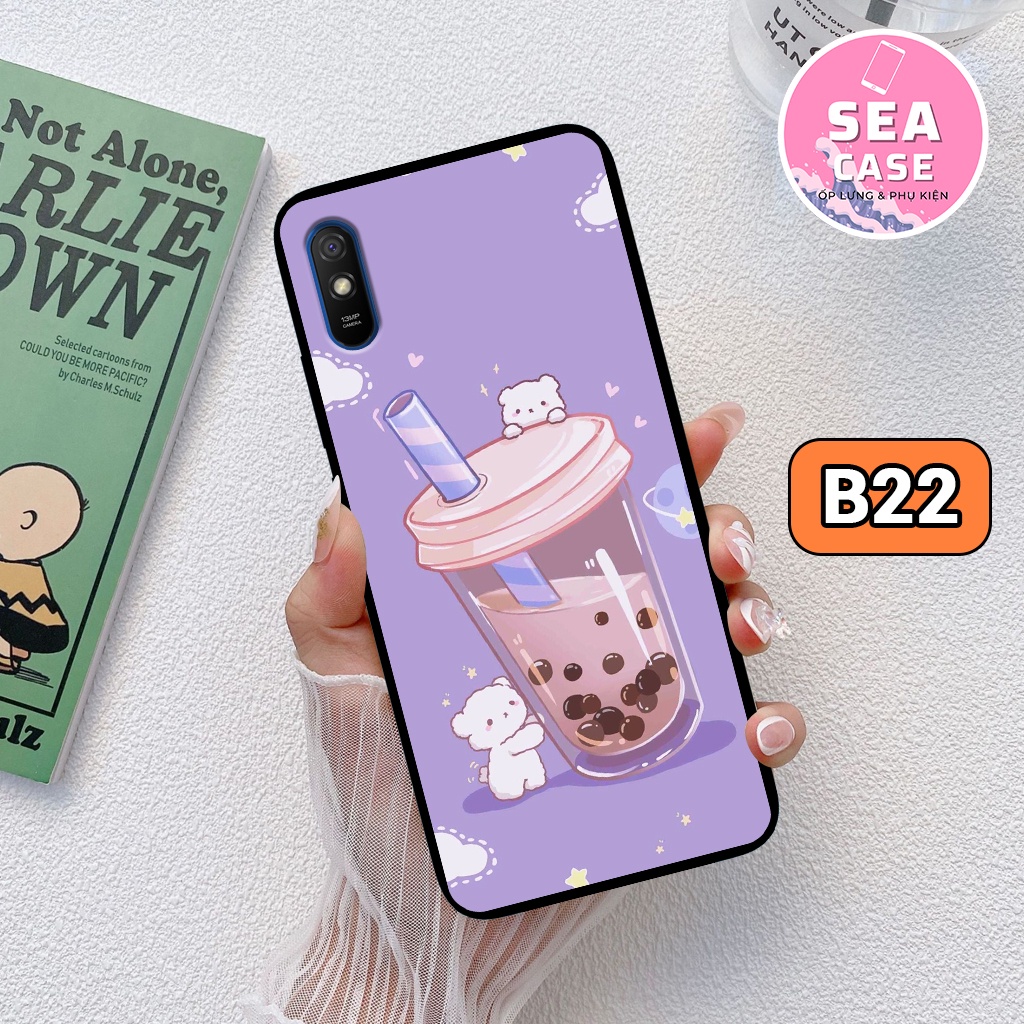 Ốp lưng XIAOMI REDMI 9A hình gấu đáng yêu,dễ thương – ốp nhựa chống trầy,chống va đập