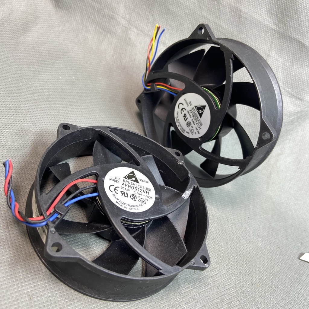 QUẠT DELTA TRÒN 9 CM, 12V 0.6A . GIÓ TỐT, AFB0912VH