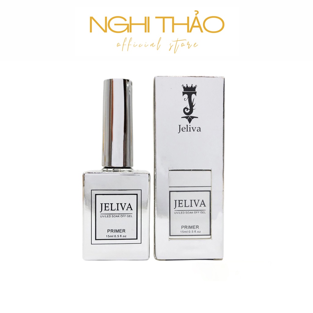 Liên kết bột nail , kiềm dầu nail Jeliva NGHI THẢO 15ml