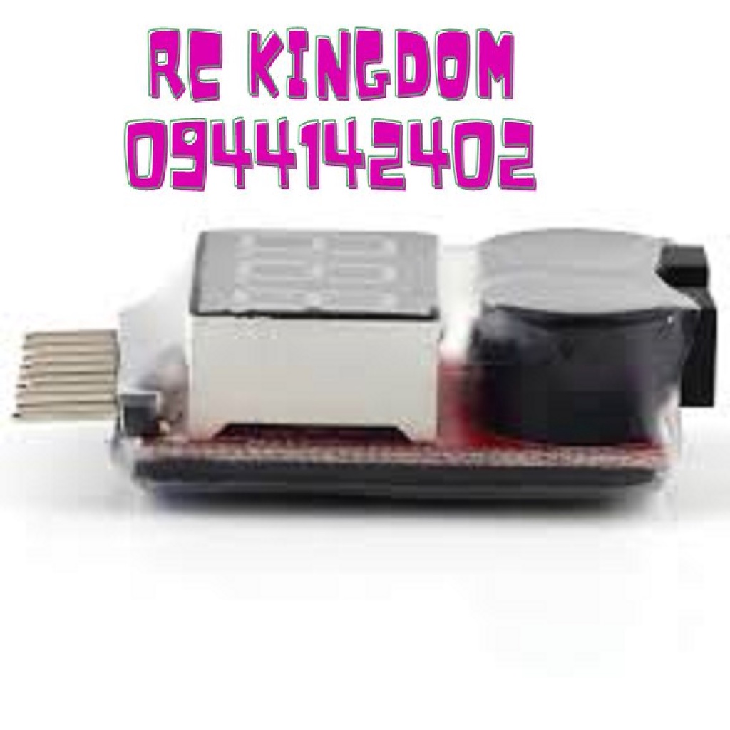 Đồng hồ đo pin tích hợp cảnh báo áp thấp pin Lipo