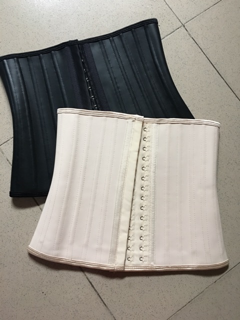 (Có Xxs) Đai nịt bụng latex 25 xương thép dáng ngắn (25 cm) | BigBuy360 - bigbuy360.vn