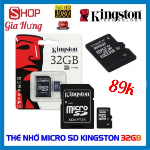 THẺ NHỚ KINGTON CHÍNH HÃNG