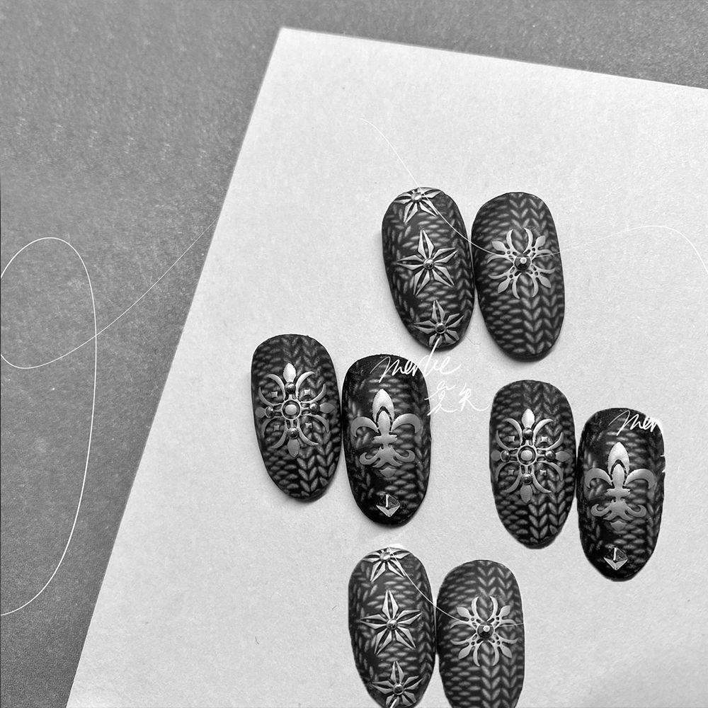 Hình Dán Móng Tay Nghệ Thuật OCEANMAP|Đèn Laser Hình Thánh Giá Ngôi Sao|Miếng Dán Trang Trí Móng Tay Xinh Xắn