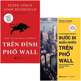 Sách combo sách trên đỉnh phố wall + bước đi ngẫu nhiên trên phố wall
