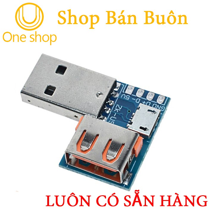 Mạch Chuyển Đổi USB Đực Sang USB Cái Và USB Micro