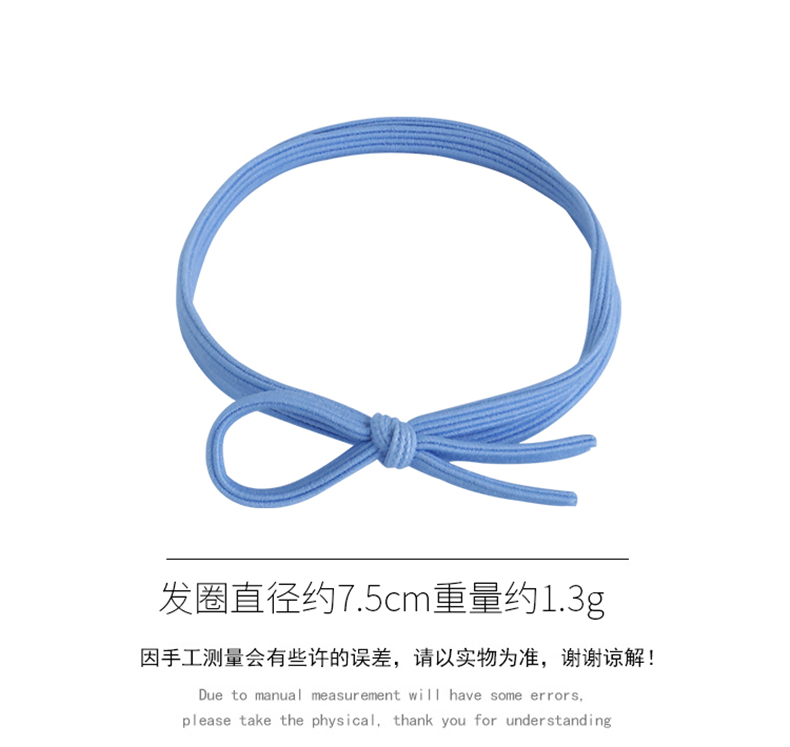 Set 6 Dây Buộc Tóc Đơn Giản Dễ Thương Phong Cách Hàn Quốc Cho Nữ