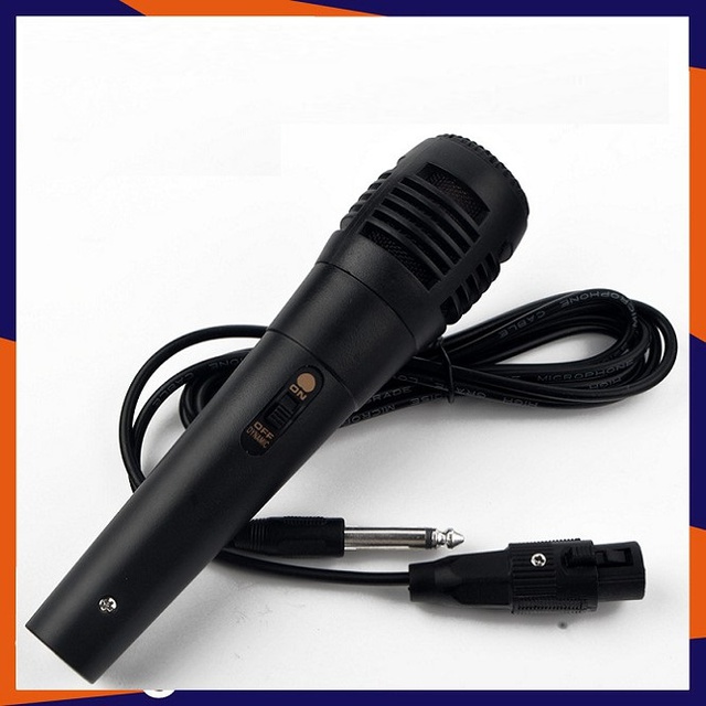 Micro Hát Karaoke Có Dây Giá Rẻ (Sử Dụng Cho Tất Cả Các Loa Như P88, P89, 996, 669, 802, A061, F4, F5, F6)