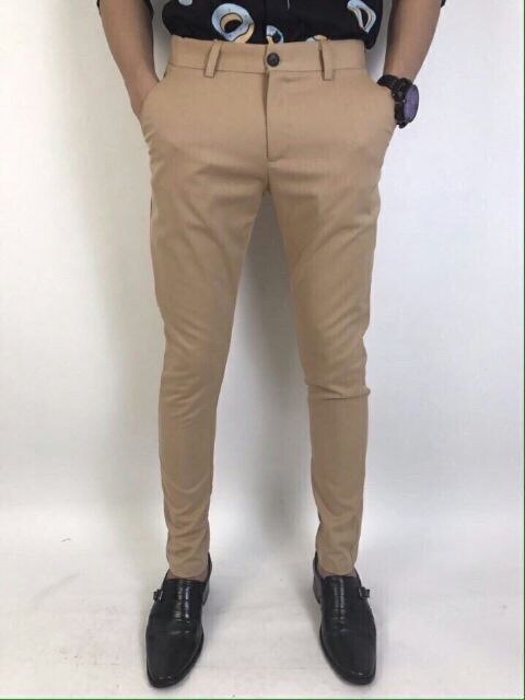 Quần tây ống côn co giãn