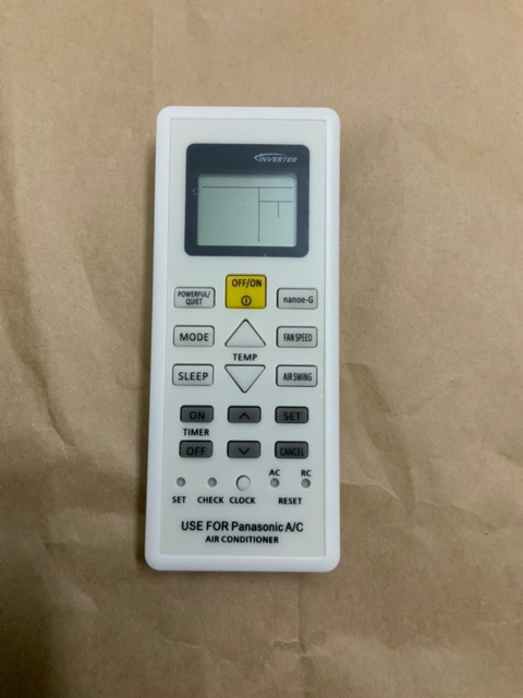 Điều khiển điều hoà Panasonic Inverter