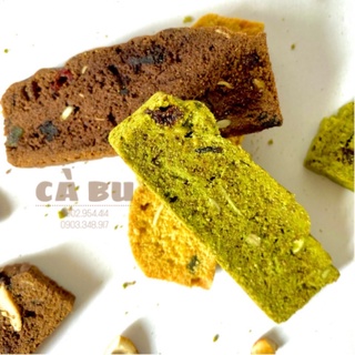 Biscotti cà bu mix 3 vị - bánh ăn kiêng, giảm cân