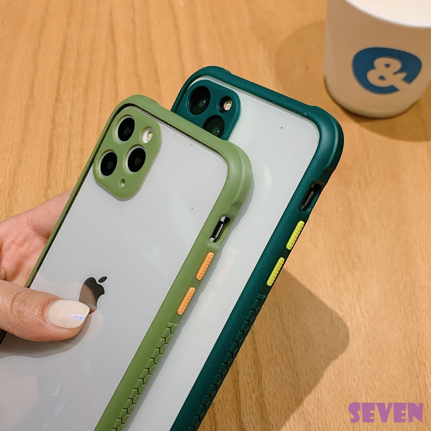 Ốp điện thoại Acrylic mềm trong suốt chống sốc màu sắc ngọt ngào cho Xiaomi Redmi 9C 9 8 8A Note 10 9s 9 8 Pro Mi 10