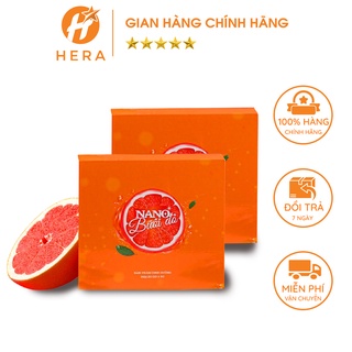 Nano bưởi đỏ Hera hỗ trợ đánh tan mỡ bụng cân bằng vóc dáng 20 gói x 5gr