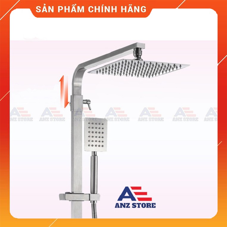 BỘ SEN CÂY TẮM MƯA ĐỨNG INOX 100% SUS-304 MẪU VUÔNG VIAS - VA9020 - VIỆT Á