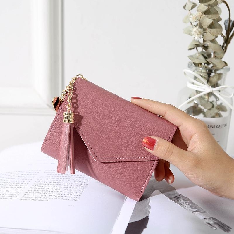 Ví nữ cute đẹp nhỏ gọn cầm tay cao cấp nhiều ngăn giá rẻ bỏ túi da PU OLUKA STORE VN045