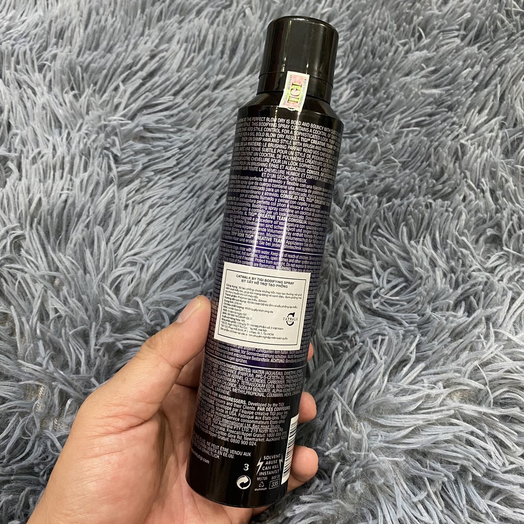 Xịt sấy hỗ trợ tạo phồng CATWALK BY TIGI Bodifying Spray 240ml