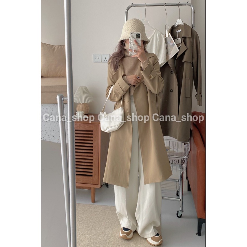 Áo Khoác Măng Tô Dáng Dài Dày Dặn | CANA SHOP | BigBuy360 - bigbuy360.vn