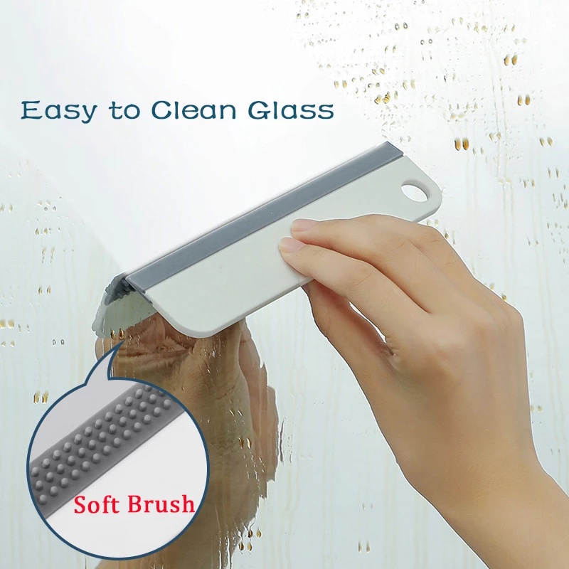 1 Dụng cụ vệ sinh cửa kính xe hơi hình chữ nhật bằng silicon mềm