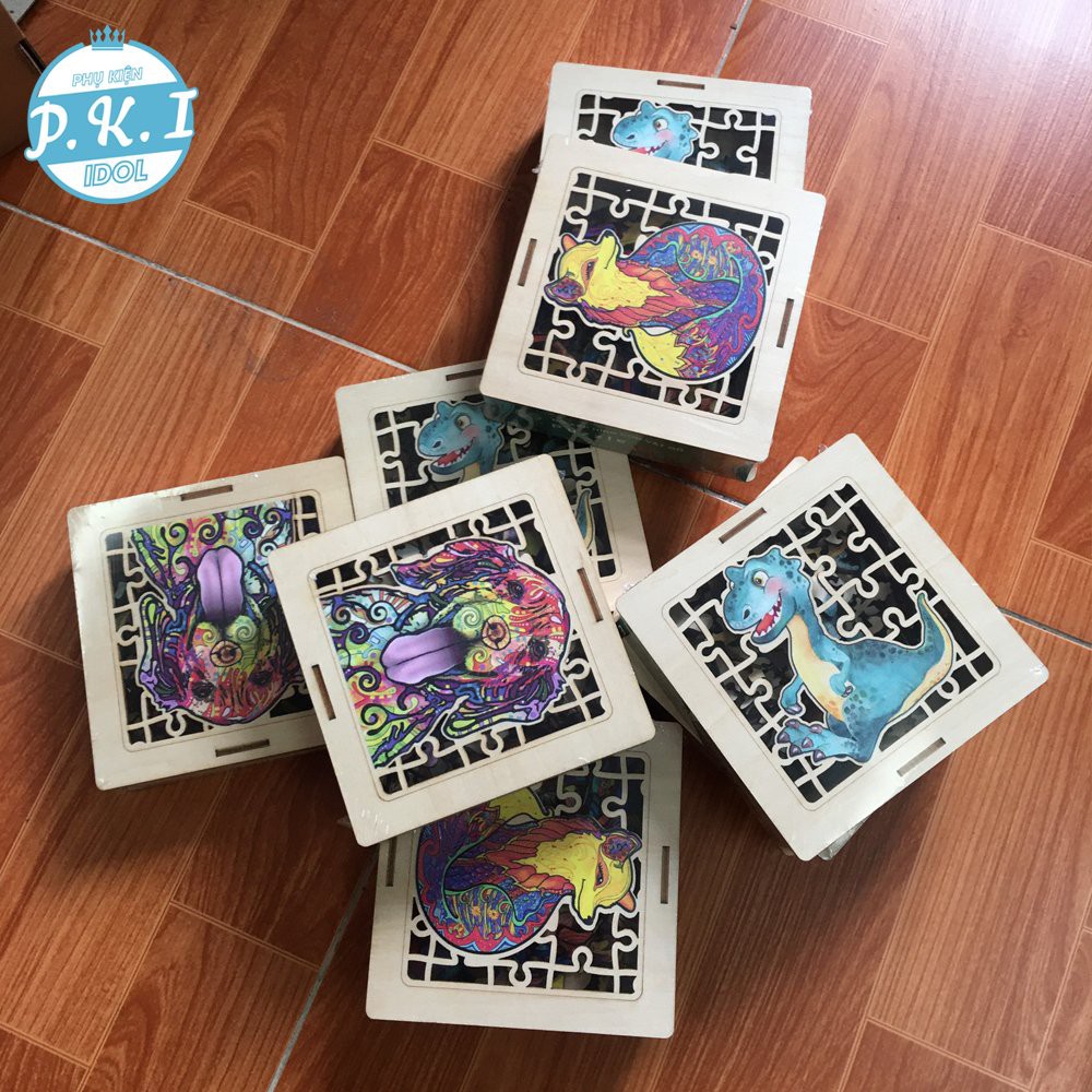 Trò Chơi Ghép Tranh PUZZLE – Hình Con Lợn Ngũ Sắc