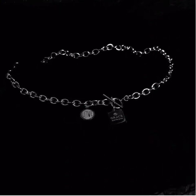 Vòng cổ Grace Love Ula Boutique phong cách Hip Hop cá tính Hàn Quốc
