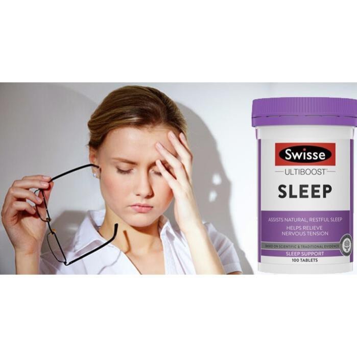 Viên uống hỗ trợ ngủ ngon Swisse Sleep 100 viên (hàng Úc) | Thế Giới Skin Care