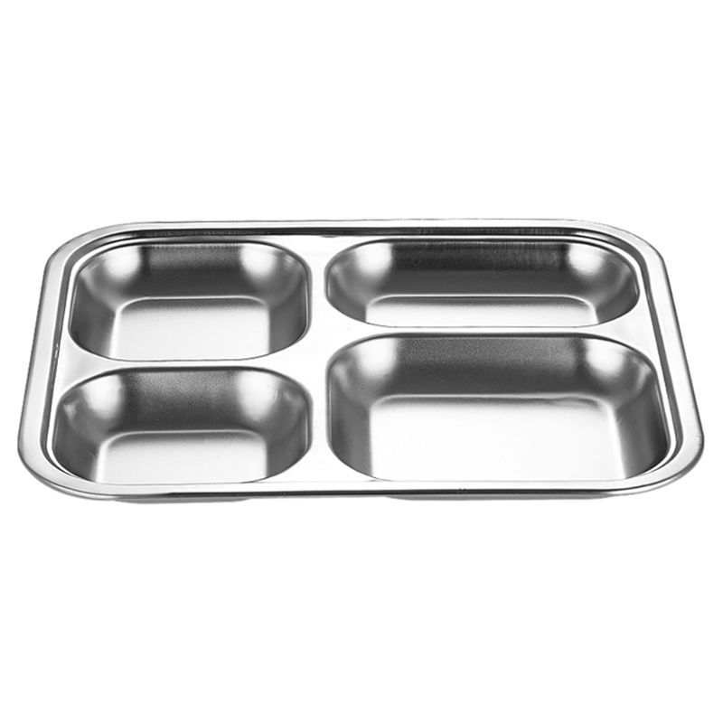 Khay Đựng Thức Ăn Chia 3 / 4 / 5 Ngăn Tiện Dụng Mang Theo Du Lịch Cắm Trại