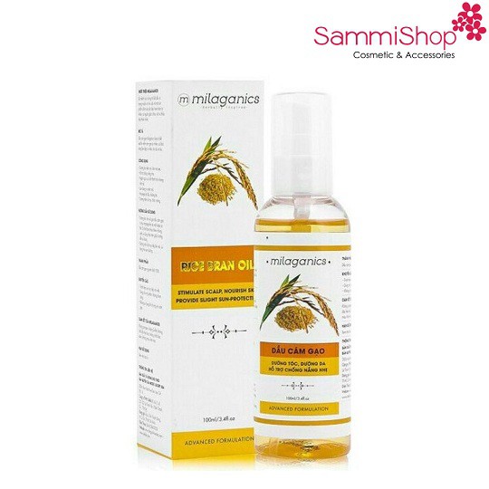 Dầu Cám gạo Milaganics 100ml