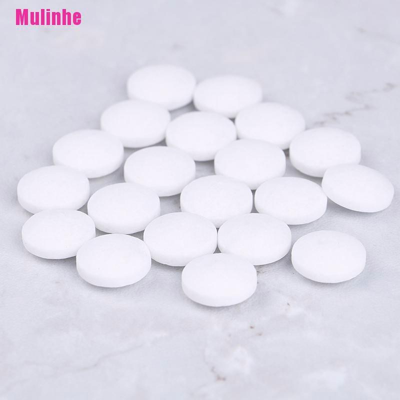 [Mulinhe] Naphthalene balls Vải Lót Toilet Màu Trắng Tuyết