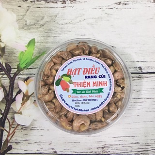 500gr hạt điều Thiện Minh rang muối còn vỏ lụa