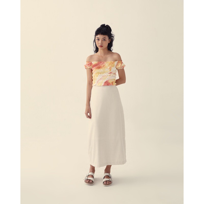 Áo nhún (Cam-Trắng) | BigBuy360 - bigbuy360.vn