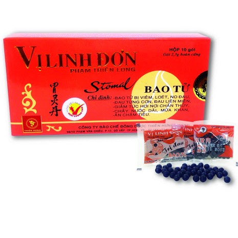Vị Linh Đơn - Hỗ trợ cải thiện tình trạng loét dạ dày hành tá tràng, tiêu diệt các vi khuẩn HP (Hộp 10 gói)