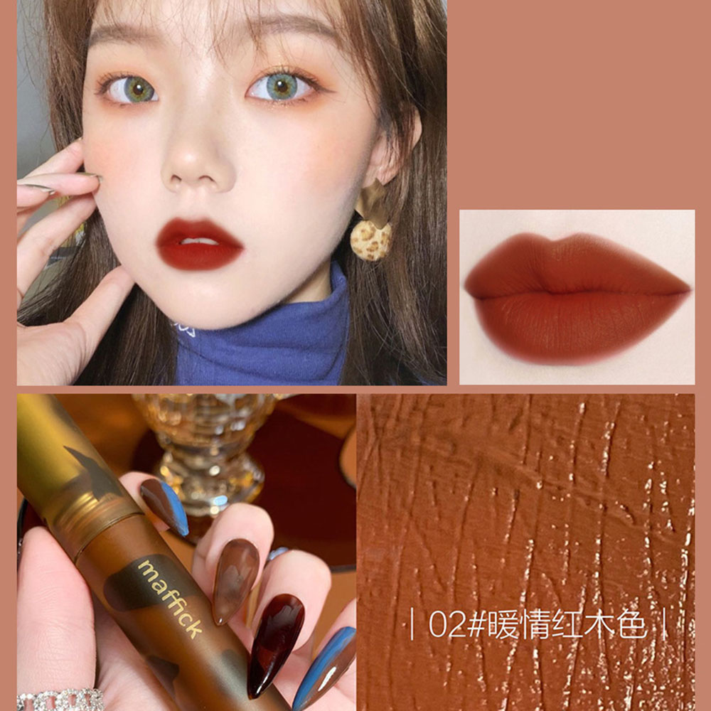 (Hàng Mới Về) Son Môi Màu Lì Dưỡng Ẩm Lâu Trôi Không Dính Ly Tiện Dụng | BigBuy360 - bigbuy360.vn