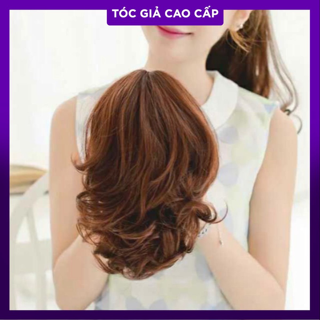 Tóc ngậm xoăn ngắn 25cm