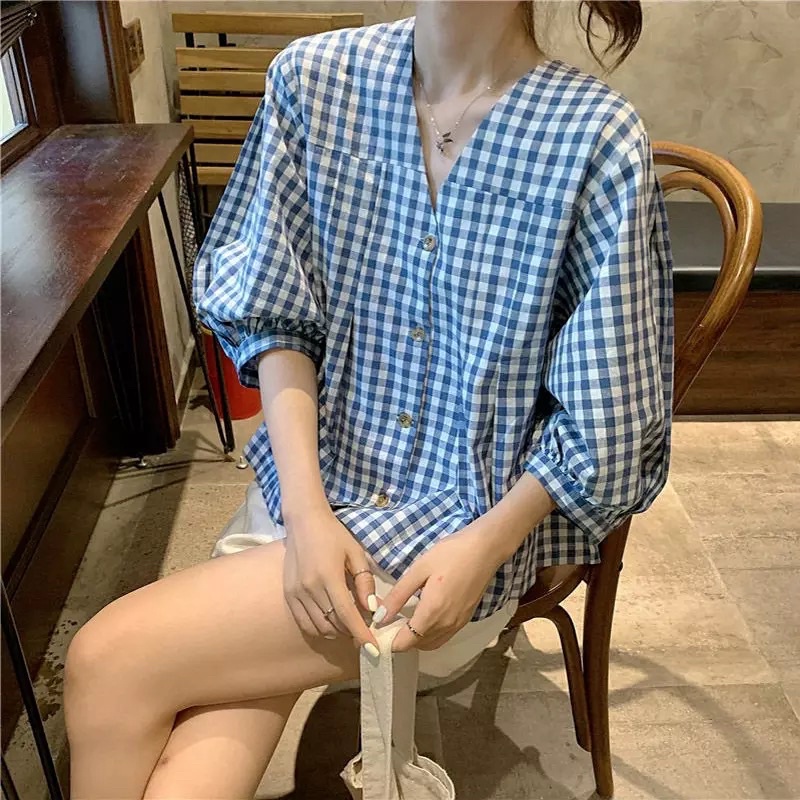 Áo Sơ Mi Kẻ Sọc Nữ